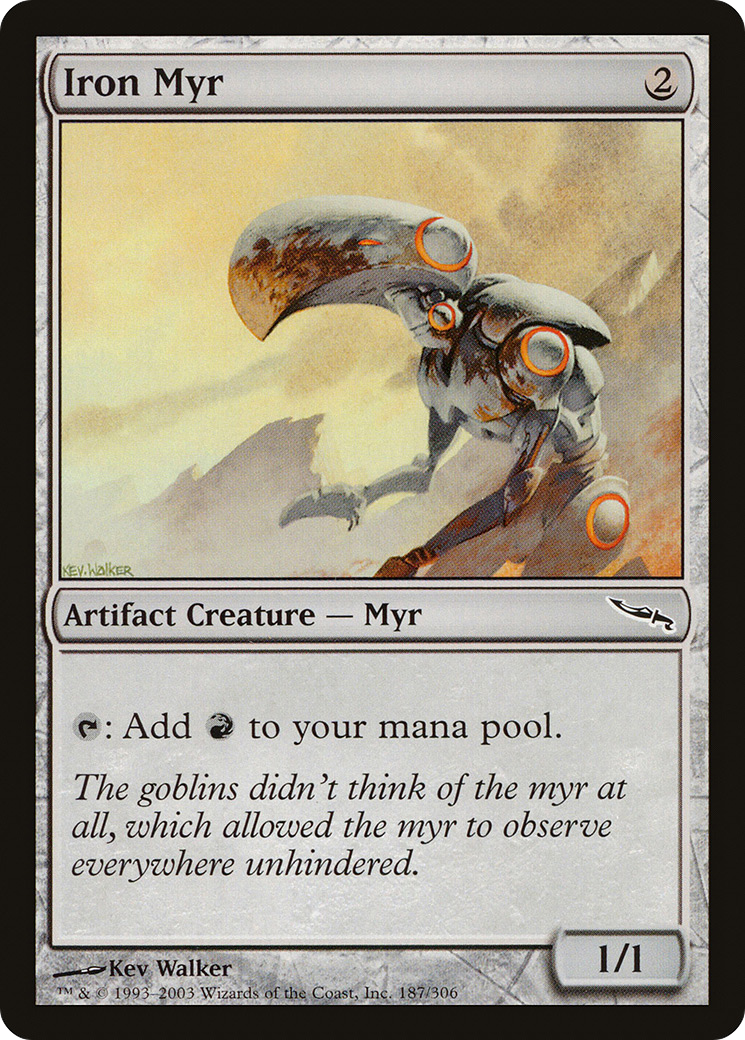 Iron Myr (187) Foil - Mirrodin