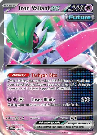 Iron Valiant ex (68) Holofoil - Black Star Promos