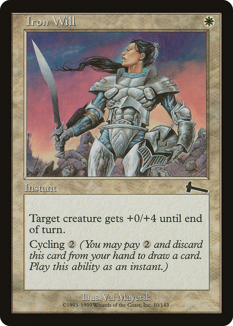 Iron Will (010) - Urza's Legacy