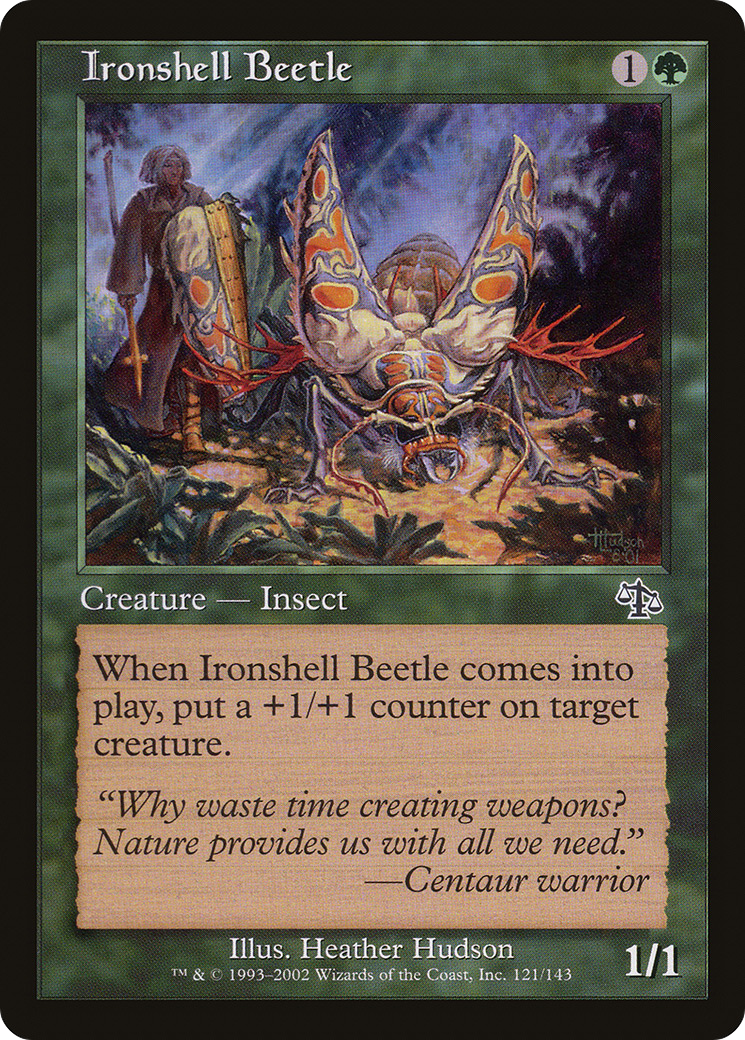 Ironshell Beetle (121) Foil - Judgment