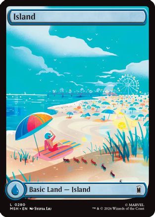 Island (280) Foil - Marvel Super Heroes