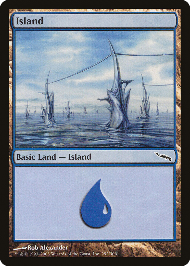 Island (292) Foil - Mirrodin