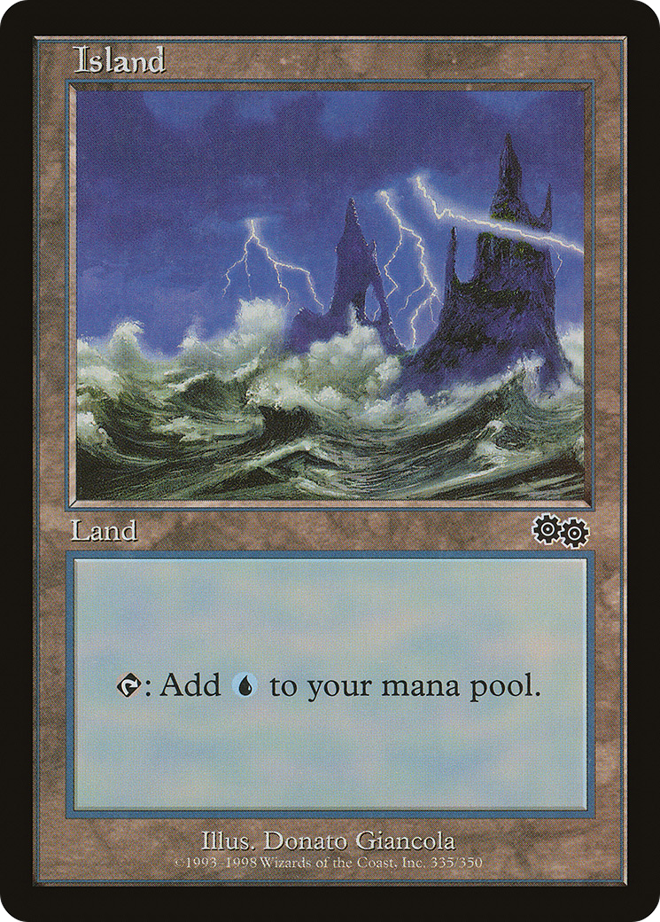 Island (335) - Urza's Saga