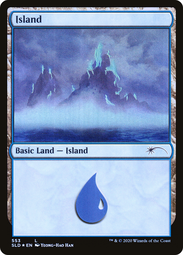Island (553) Foil - Secret Lair Drop Foil