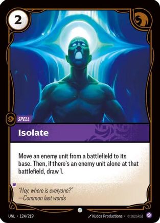 Isolate (124) - Unleashed