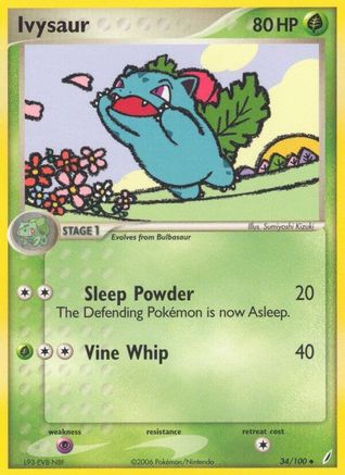 Ivysaur (34) Reverse Holofoil - Crystal Guardians