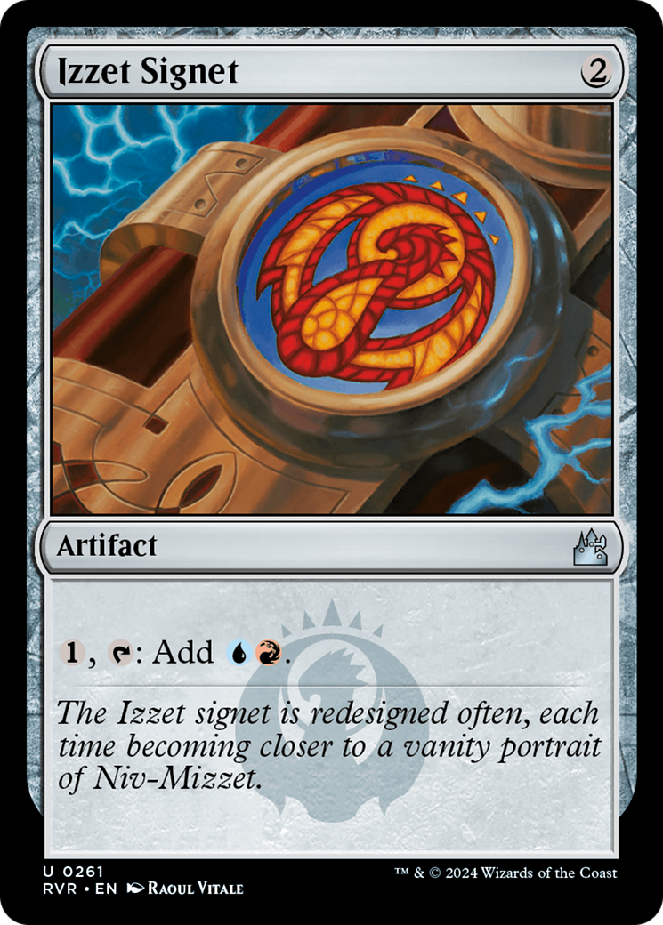 Izzet Signet (261) Foil - Ravnica Remastered