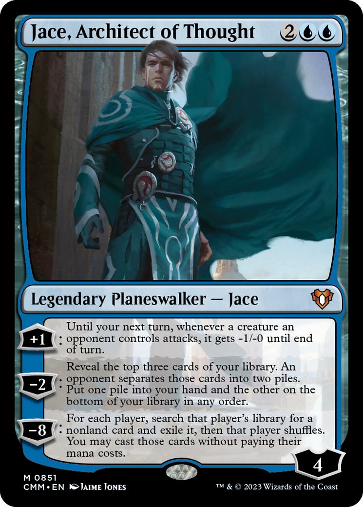 Jace, Architect of Thought (851) - Commander Masters