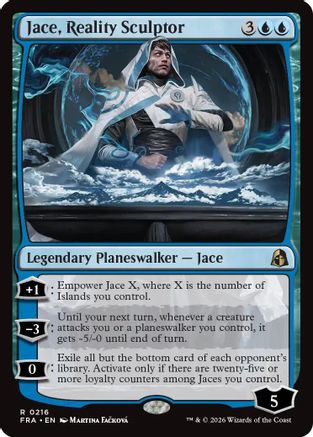 Jace, Reality Sculptor (216) Foil - Reality Fracture