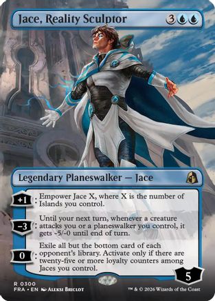 Jace, Reality Sculptor (Borderless Echoed Pairs) (300) - Reality Fracture