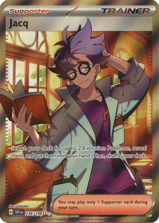 Jacq (Full Art) (236) Holofoil - Scarlet & Violet