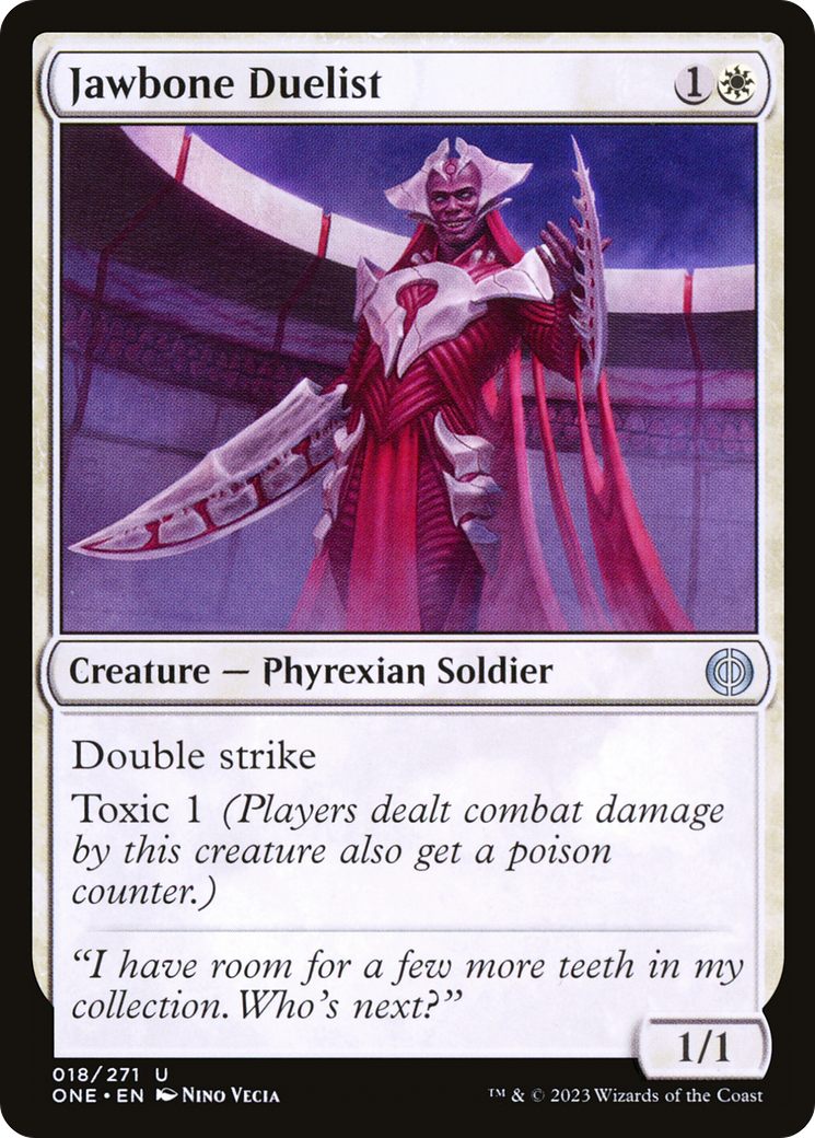 Jawbone Duelist (018) - Phyrexia: All Will Be One Foil
