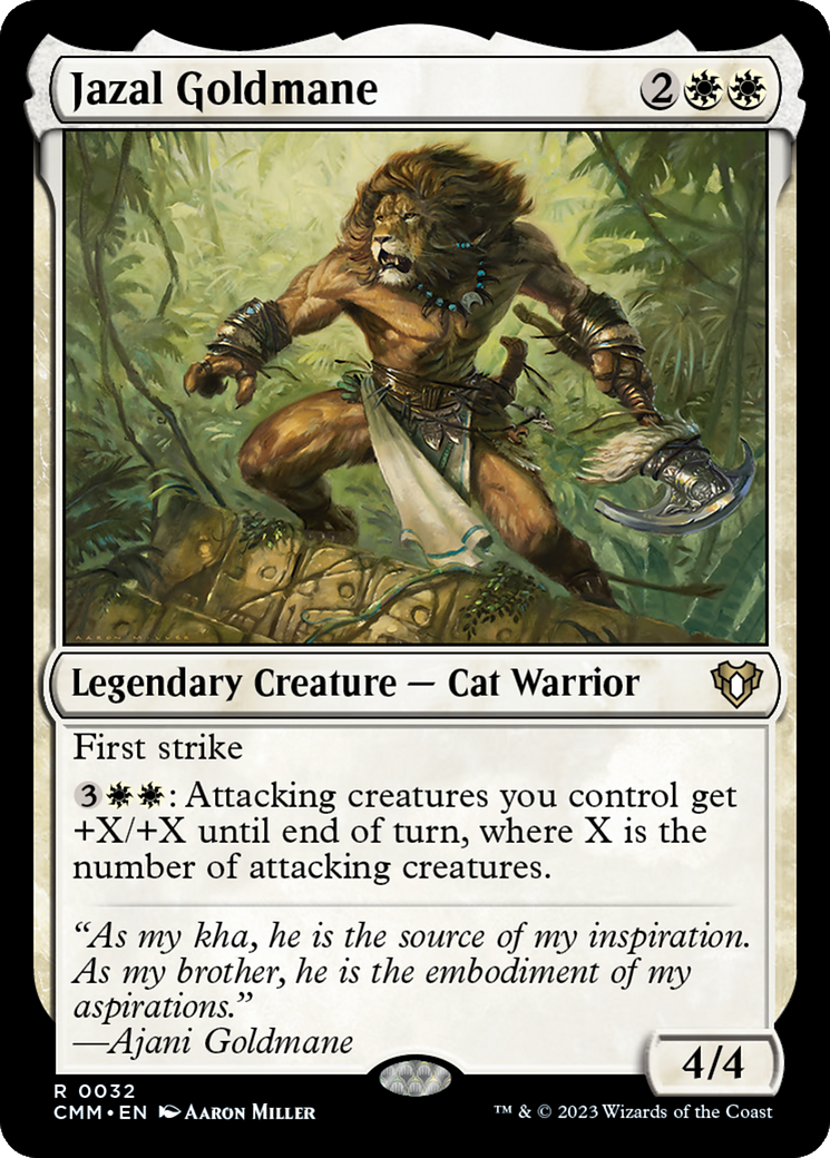 Jazal Goldmane (032) Foil - Commander Masters