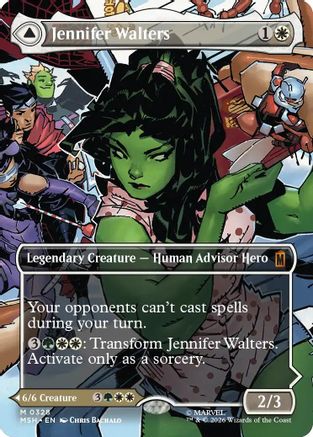 Jennifer Walters // The Sensational She-Hulk (Borderless) (328) - Marvel Super Heroes