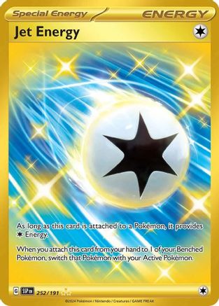 Jet Energy (Gold) (252) Holofoil - Surging Sparks
