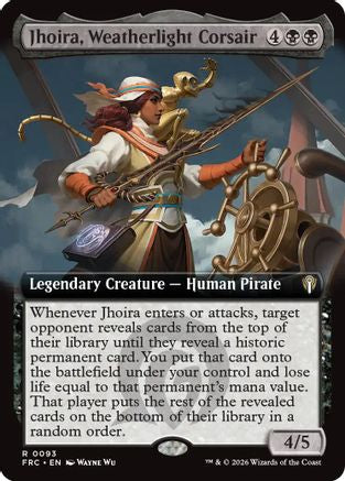 Jhoira, Weatherlight Corsair (Extended Art) (093) - Commander: Reality Fracture