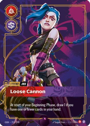 Jinx – Loose Cannon (251) Foil - Origins