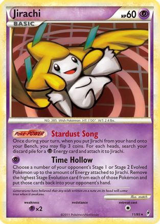 Jirachi (11) Reverse Holofoil - Call of Legends