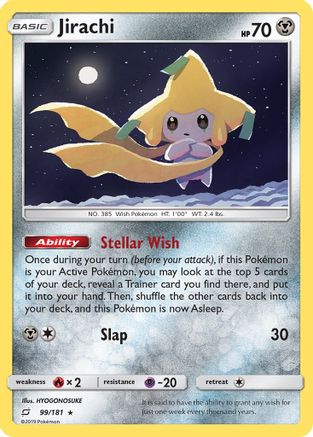 Jirachi (99) Reverse Holofoil - Team Up