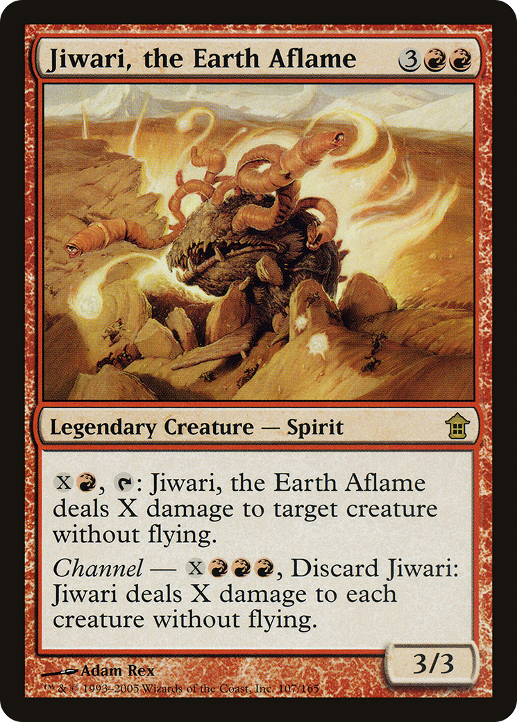 Jiwari, the Earth Aflame (107) - Saviors of Kamigawa
