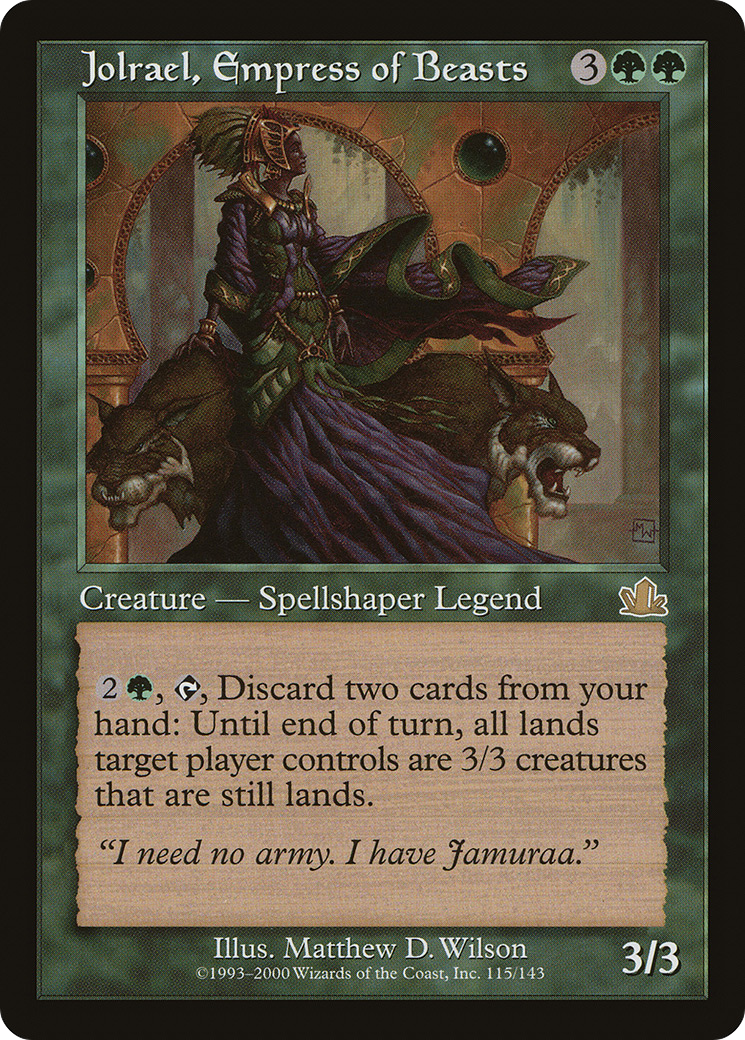 Jolrael, Empress of Beasts (115) Foil - Prophecy