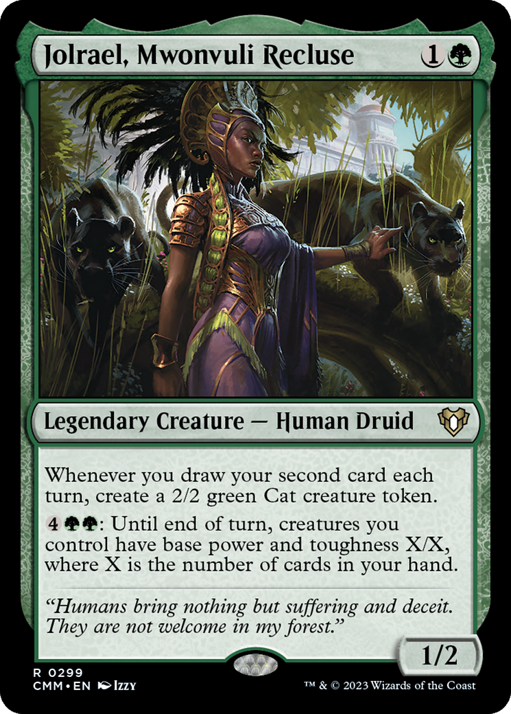 Jolrael, Mwonvuli Recluse (299) - Commander Masters