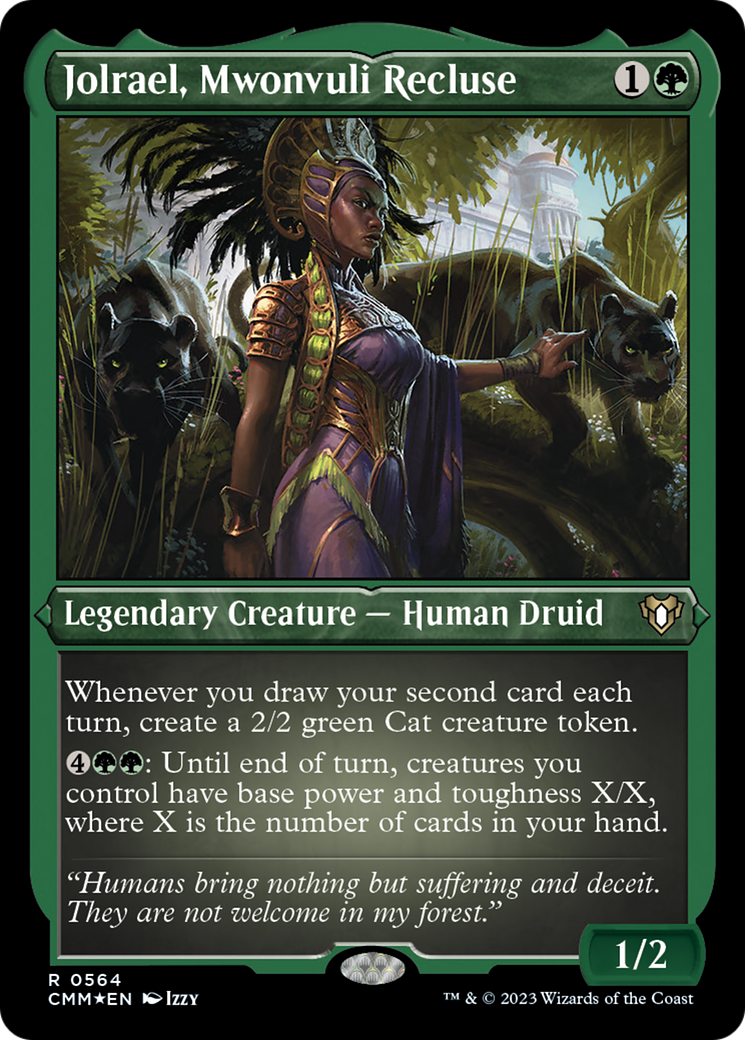 Jolrael, Mwonvuli Recluse (564) Etched Foil - Commander Masters