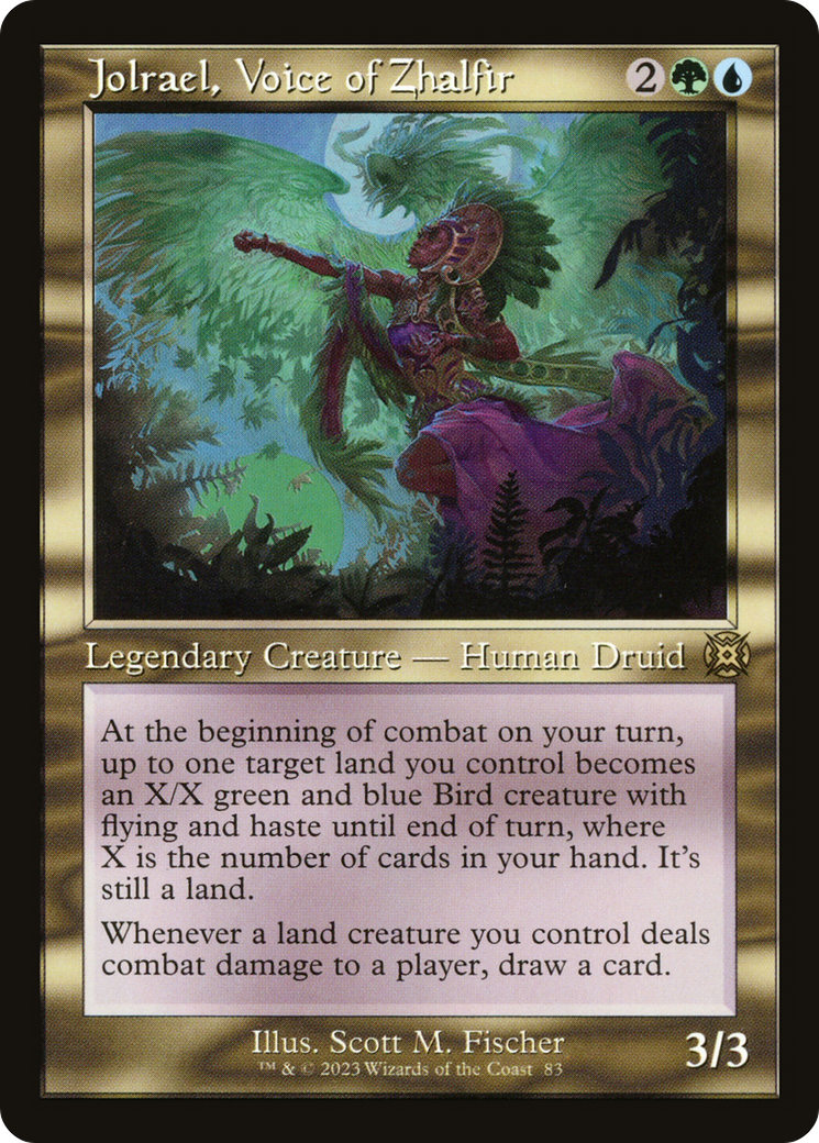 Jolrael, Voice of Zhalfir (Showcase) (Retro) (083) - March of the Machine: The Aftermath Foil