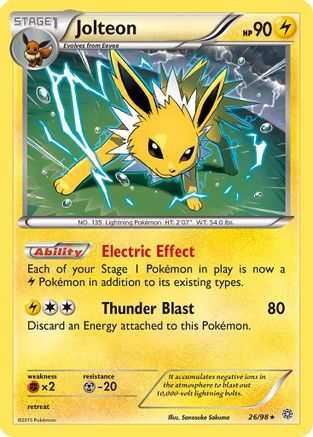 Jolteon (26) Reverse Holofoil - Ancient Origins