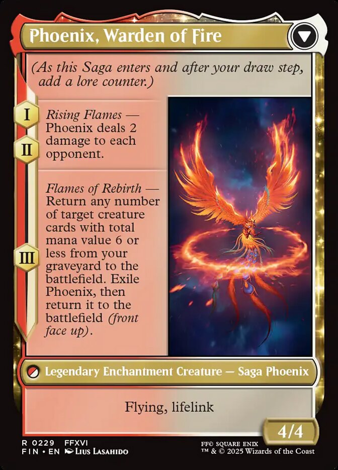 Joshua, Phoenix's Dominant // Phoenix, Warden of Fire (229) - FINAL FANTASY