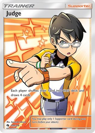Judge (Full Art) (209) Holofoil - Lost Thunder