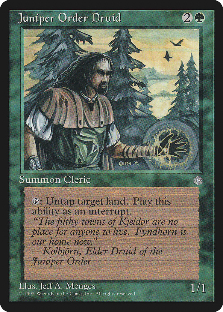 Juniper Order Druid - Ice Age