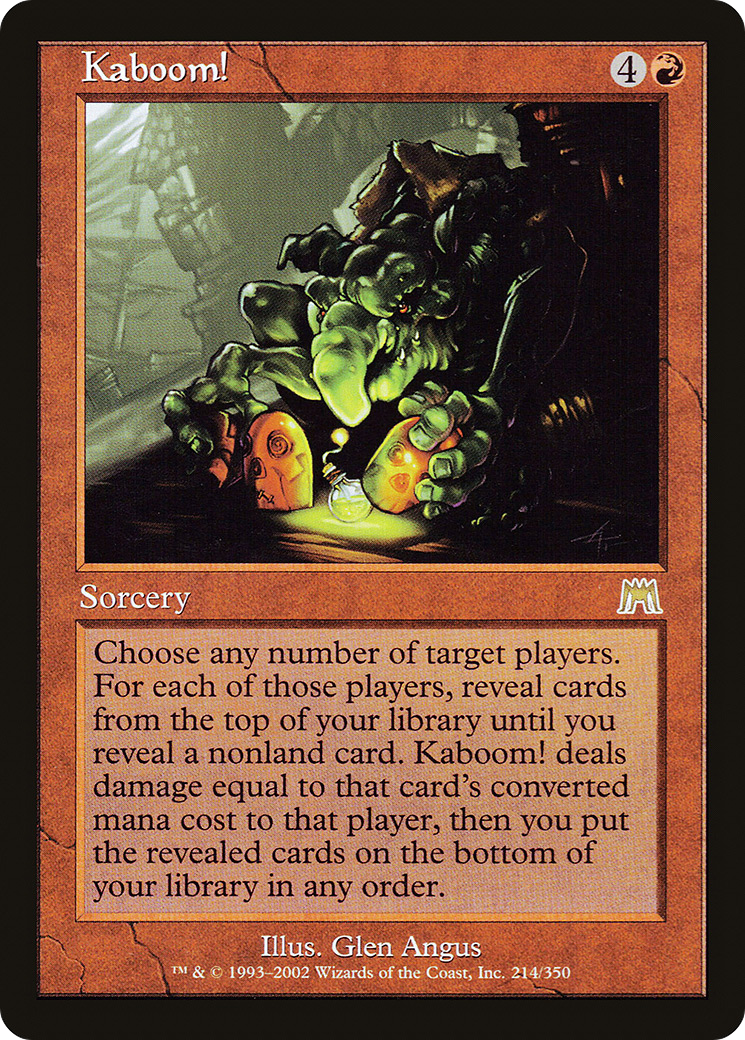 Kaboom! (214) Foil - Onslaught