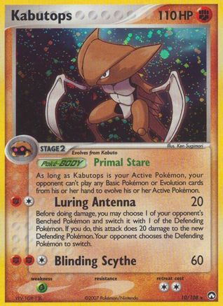 Kabutops (10) Reverse Holofoil - Power Keepers