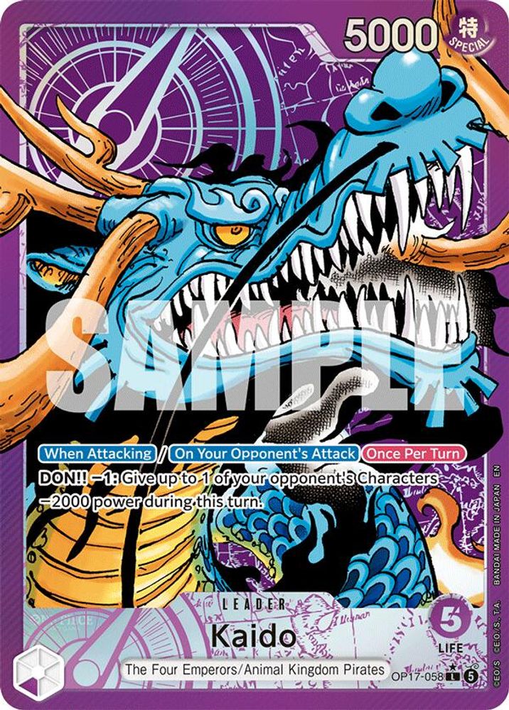 Kaido (Alternate Art) (OP17-058) Foil