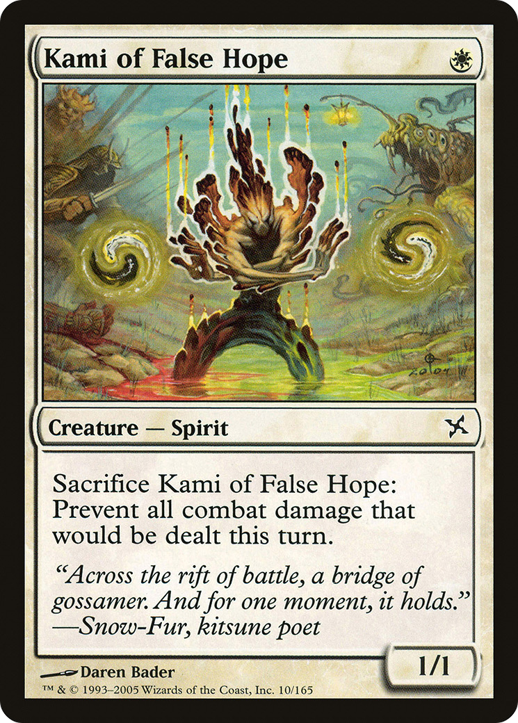 Kami of False Hope (010) Foil - Betrayers of Kamigawa