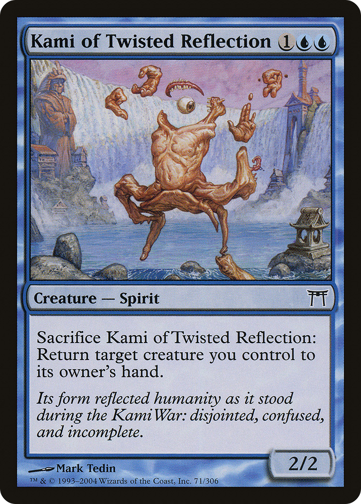 Kami of Twisted Reflection (071) Foil - Champions of Kamigawa