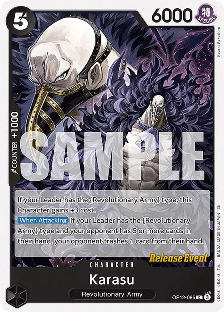 Karasu (OP12-085) Release Event Cards