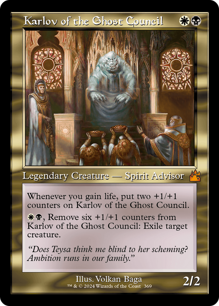 Karlov of the Ghost Council (Retro) (369) - Ravnica Remastered