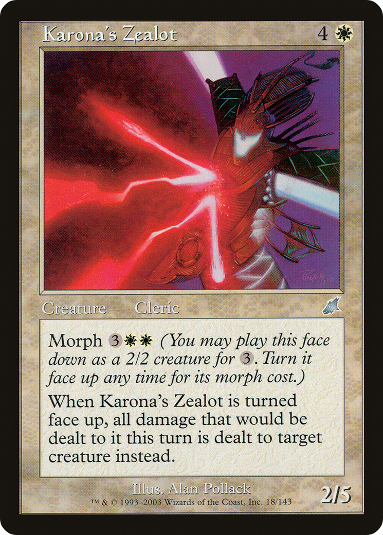Karona's Zealot (018) - Scourge