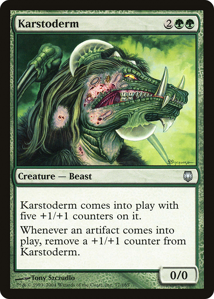 Karstoderm (077) Foil - Darksteel