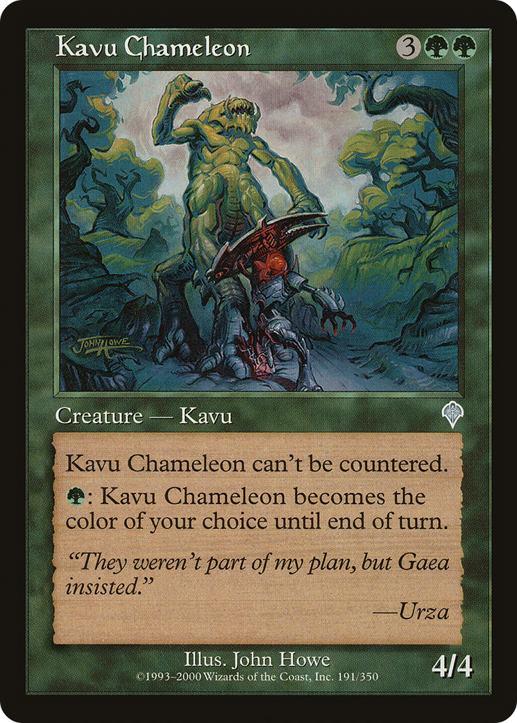 Kavu Chameleon (191) - Invasion