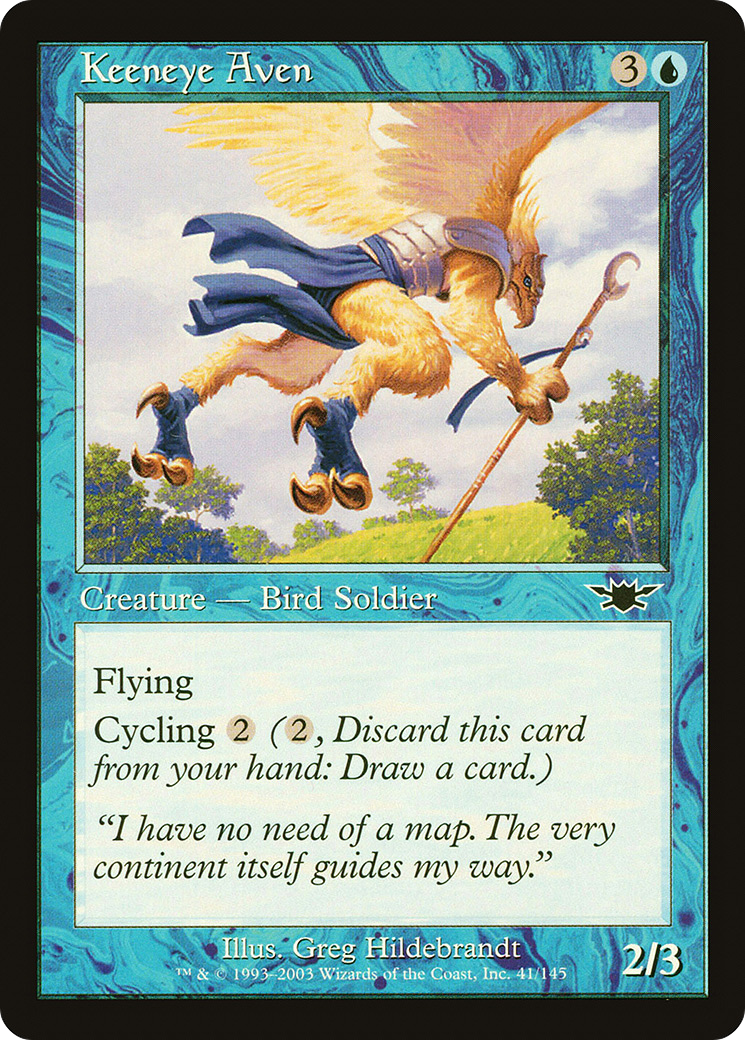 Keeneye Aven (041) Foil - Legions