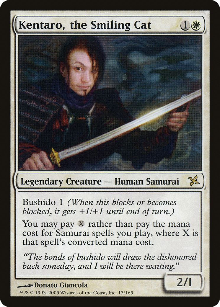 Kentaro, the Smiling Cat (013) Foil - Betrayers of Kamigawa