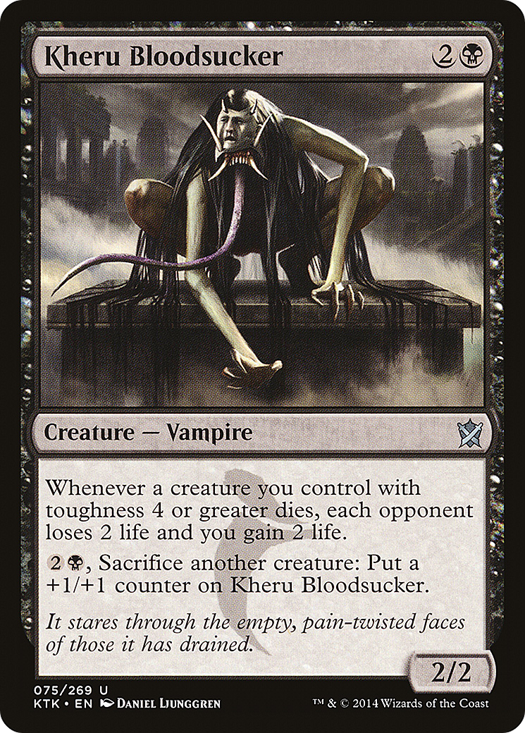 Kheru Bloodsucker (075) Foil - Khans of Tarkir