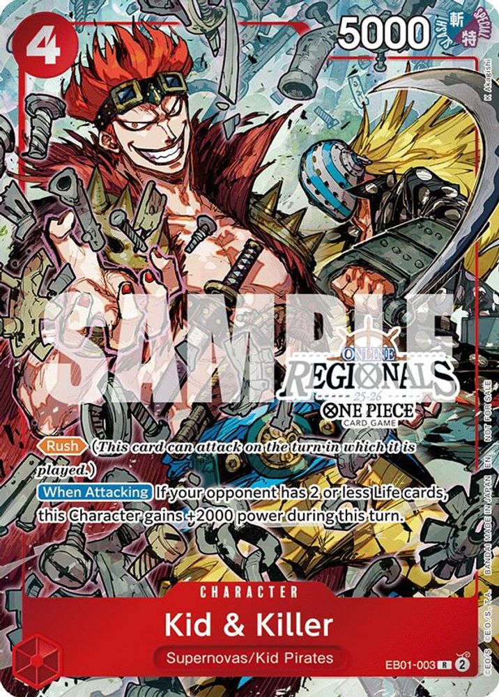 Kid & Killer (Online Regional Participation Pack 2025 Vol.2) (EB01-003) Foil