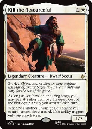 Kili the Resourceful (017) Foil - The Hobbit