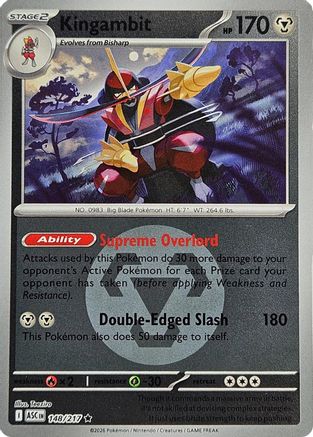 Kingambit (Energy Symbol Pattern) (148) Reverse Holofoil - Ascended Heroes