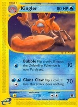 Kingler (50) Reverse Holofoil - Expedition