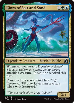 Kiora of Salt and Sand (273) Foil - Reality Fracture